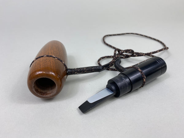 Glynn Scobey Wooden Goose Call, Landing Canada Goose on Barrel (P153)