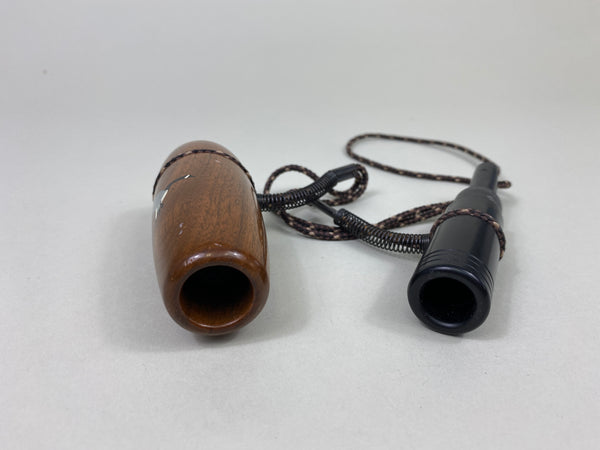 Glynn Scobey Wooden Goose Call, Landing Canada Goose on Barrel (P153)