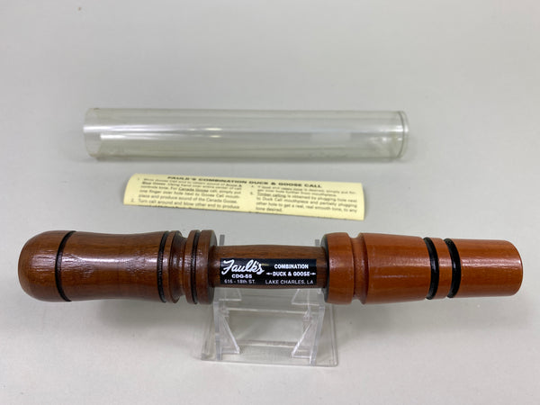 Faulks Combination Duck & Goose Call in Tube with Paperwork (#P158)