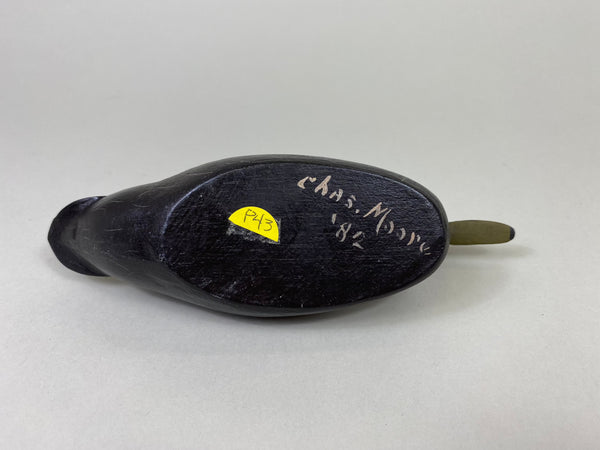Miniature Charlie Moore Black Duck (#P43)