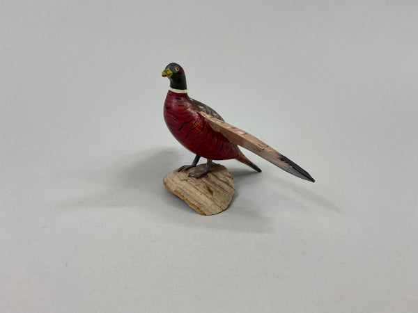 Miniature Carved Pheasant (P53)