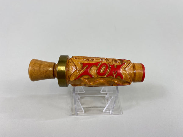S. Sofranko Unique Carved Wood Duck Whistle (#P69)