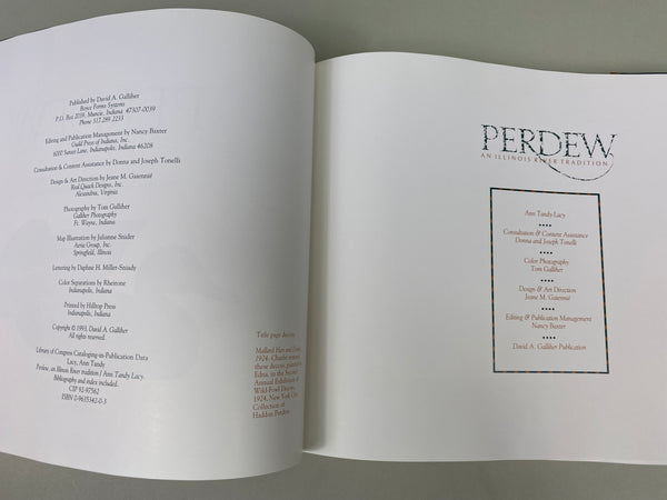 Perdew An Illinois River Tradition, by Ann Tandy Lacy
