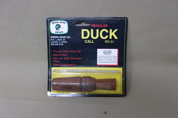 Green Head RD-51 Duck Call in Original Unopened Package (Q64)