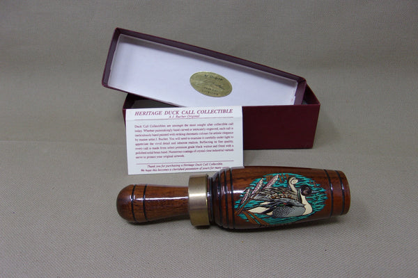 Joe Bucher Pintails Duck Call in Original Box with Paperwork (#Q67)
