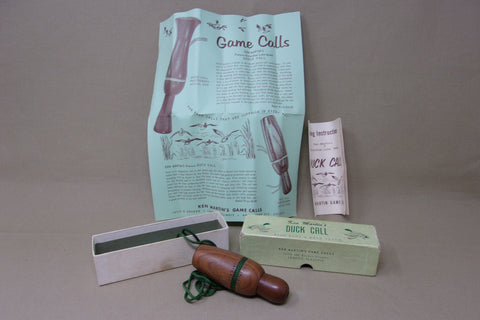 Ken Martin Duck Call in Original Box with Paperwork (#R43)