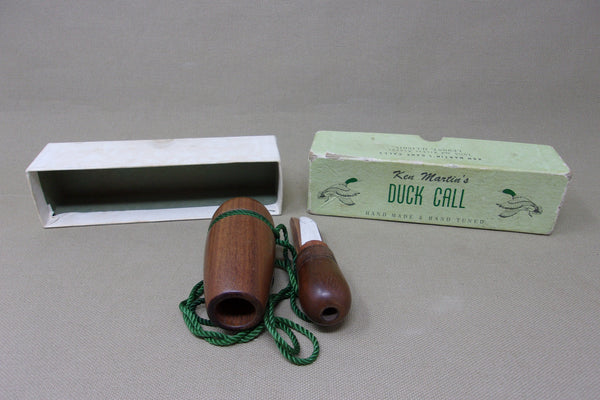 Ken Martin Duck Call in Original Box with Paperwork (#R43)