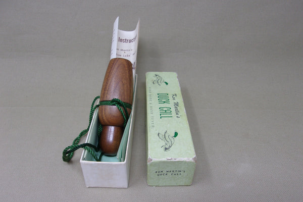 Ken Martin Duck Call in Original Box with Paperwork (#R43)