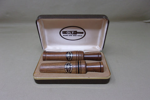 P. S. Olt Wooden Duck & Goose Call in Presentation Case (#R57)