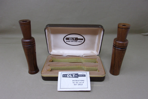 P. S. Olt Wooden Duck & Goose Call in Presentation Case (#R57)