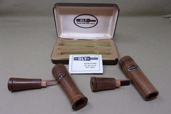 P. S. Olt Wooden Duck & Goose Call in Presentation Case (#R57)