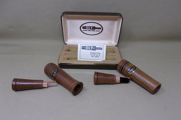 P. S. Olt Wooden Duck & Goose Call in Presentation Case (#R57)