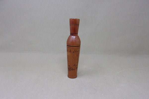 Tom Dennison with Carved Scenery on Barrel (#T66)