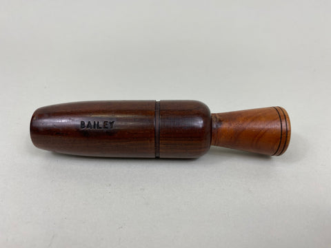 Fred Bailey Duck Call, Brand on Barrel (#V22)