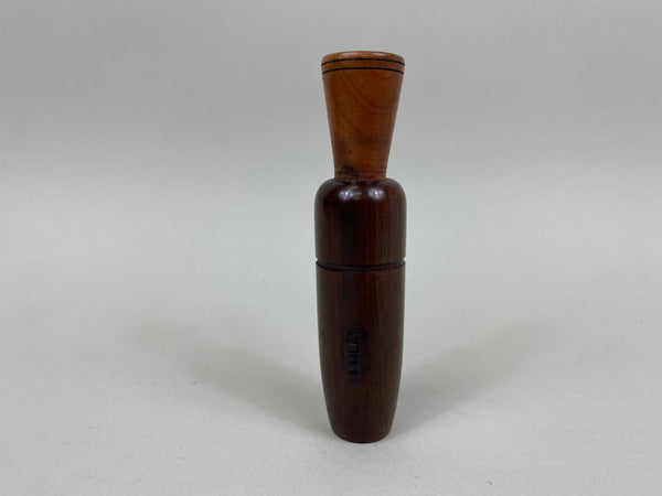 Fred Bailey Duck Call, Brand on Barrel (#V22)