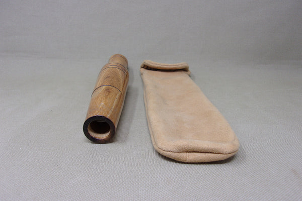 John Spotts Duck Talk Goose Call with Leather Bag (#V28)