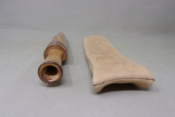 John Spotts Duck Talk Goose Call with Leather Bag (#V28)
