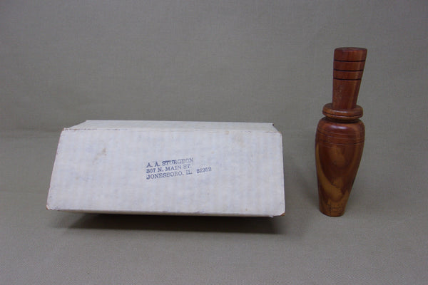 A. A. Sturgeon Duck Call in Original Box (#V61)