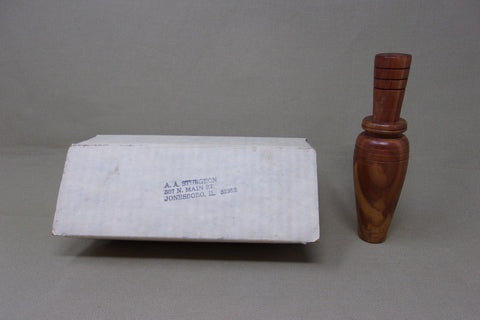 A. A. Sturgeon Duck Call in Original Box (#V61)