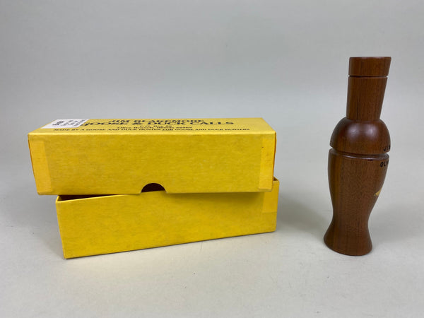 Jim Blakemore Hand Painted Duck Call, Original Box & Paperwork (#X63)