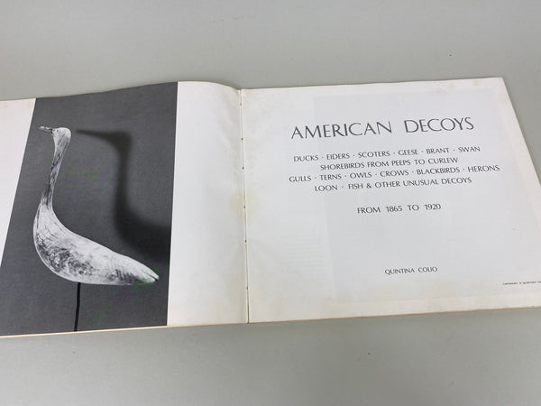 American Decoys 1979  From 1865-1920, Quintana Colio