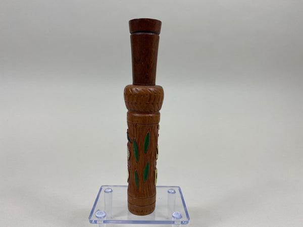 Jack Rinehart Carved Goose Call with Original typed/signed paperwork (#B28)