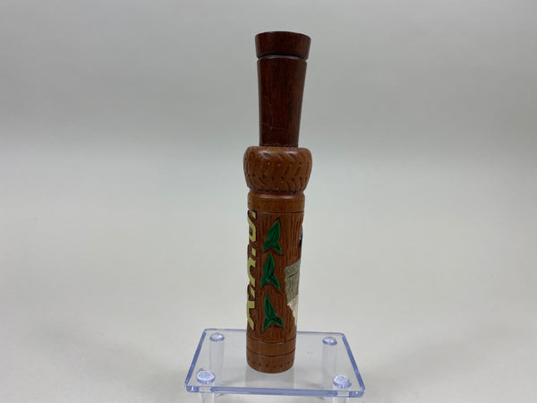 Jack Rinehart Carved Goose Call with Original typed/signed paperwork (#B28)