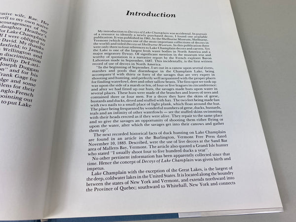 Decoys of Lake Champlain by Dr. Loy S. Harrell