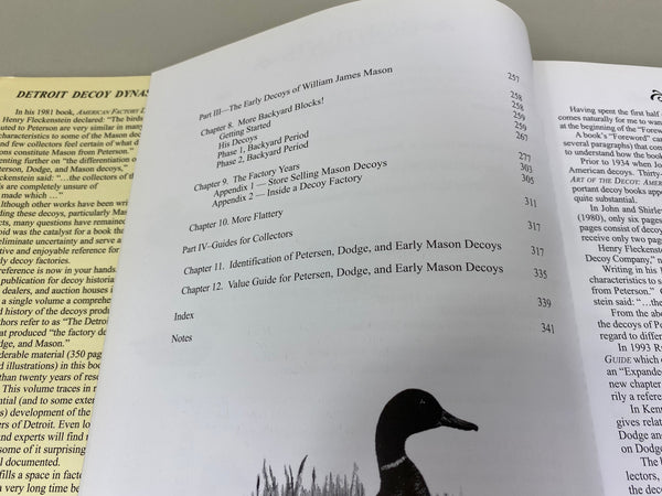 Detroit Decoy Dynasty The Factory Decoys of Petersen, Dodge, and Mason by Ron Sharp and Bill Dodge