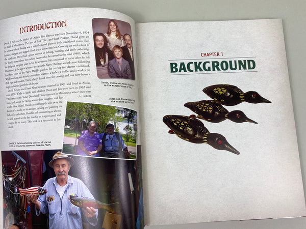 Duluth Fish Decoys by artist David E. Perkins, book written by Richard and Raymond Bonin