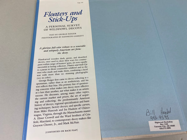 Lot of Two Books- Floating Sculpture The Decoys of The Delaware River & Floaters & Stick-Ups