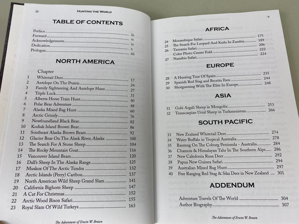 Hunting The World The Adventures of Erwin W. Brown