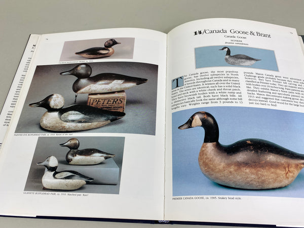 Mason Decoys A Complete Pictorial Guide, Hardcover Book
