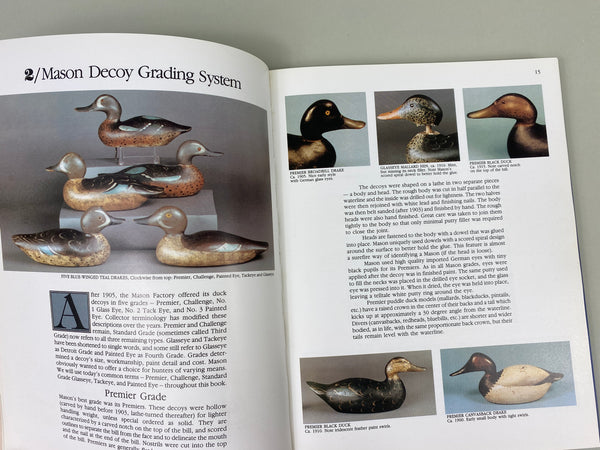 Mason Decoys A Complete Pictorial Guide by Russ J. Goldberger & Alan G. Haid