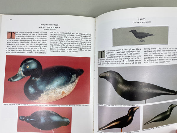 Mason Decoys A Complete Pictorial Guide by Russ J. Goldberger & Alan G. Haid