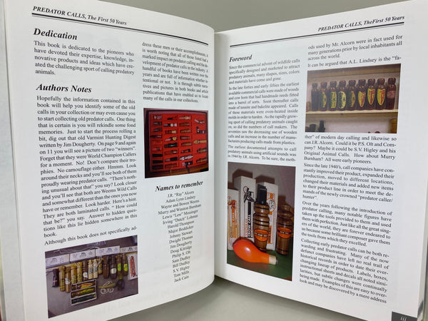 Predator Calls The First 50 Years by Jay Nistetter and Al Lux