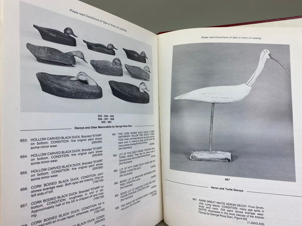 The Rare Decoy Collection of George Ross Starr, Jr., M.D.