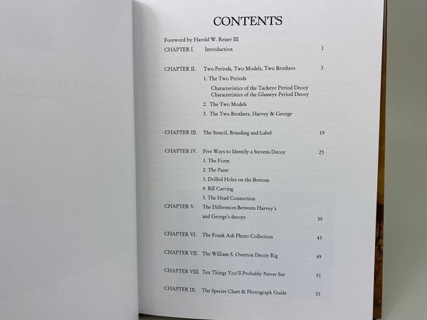 The Essential Guide to Stevens Decoys - -Collectors Edition #452 of 500