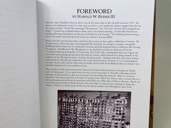 The Essential Guide to Stevens Decoys - -Collectors Edition #452 of 500