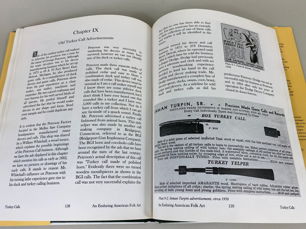 Turkey Calls An Enduring American Folk Art by Howard L. Harlan