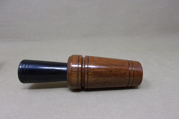 Glynn Scobey Duck Call with Painted Flying Mallard, box and paperwork (#V97)