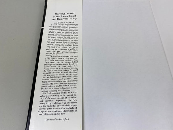 Working Decoys of the Jersey Coast and Delaware Valley by Kenneth L. Gosner