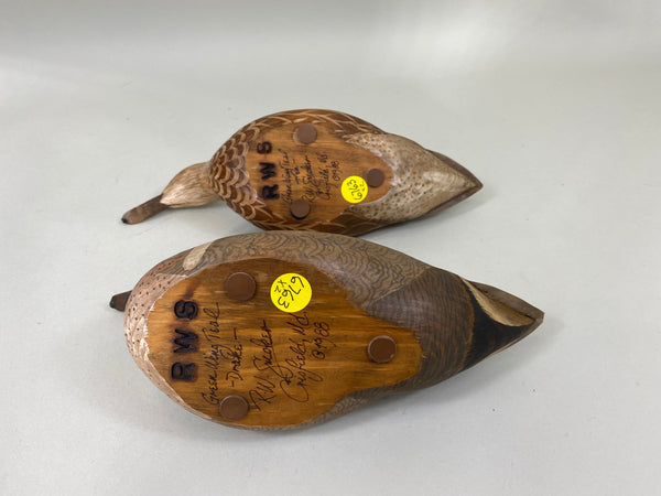 R. W. Smoker Green Wing Teal Pair (#6763)