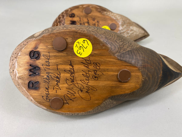 R. W. Smoker Green Wing Teal Pair (#6763)