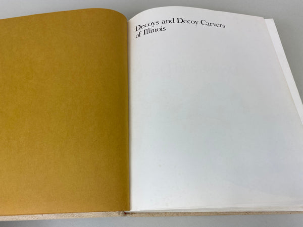 Decoys and Decoy Carvers of Illinois, Parmalee and Lewis, Hard Cover (Illinois River Book)