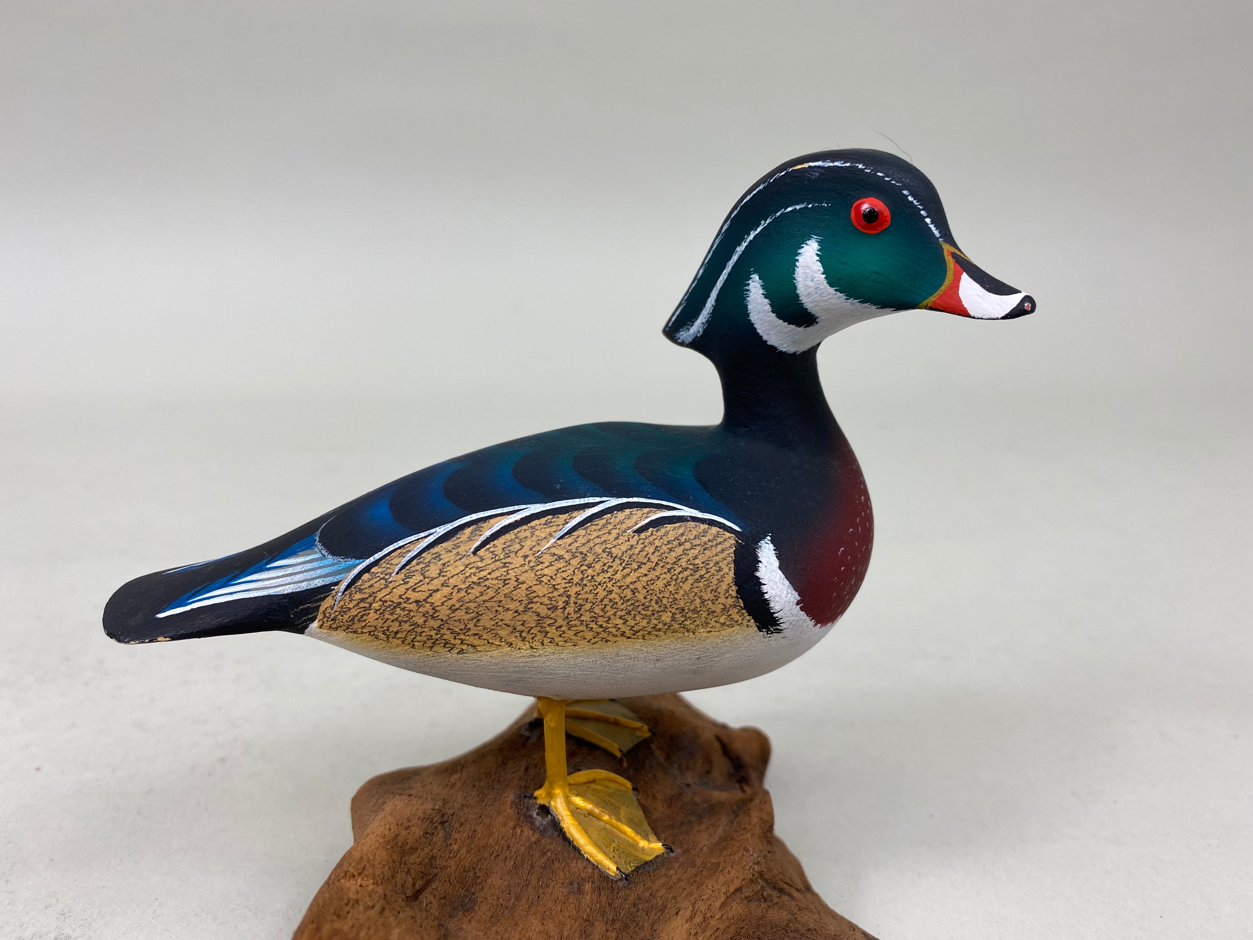 C. W. Waterfield Mini Wood Duck (#6558) - Muddy Water Decoys