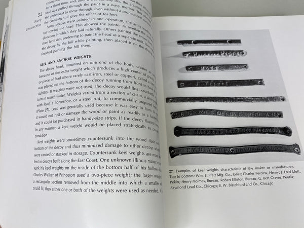 Decoys and Decoy Carvers of Illinois, Parmalee and Lewis, Hard Cover (Illinois River Book)