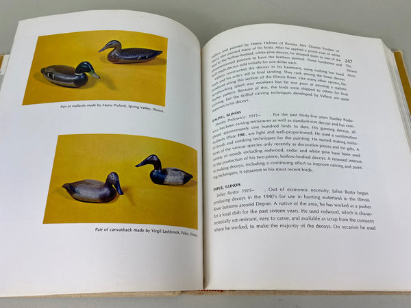 Decoys and Decoy Carvers of Illinois, Parmalee and Lewis, Hard Cover (Illinois River Book)