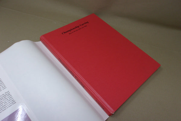 Championship Carving Best in World 1985 and 1986, by Tricia Veasey