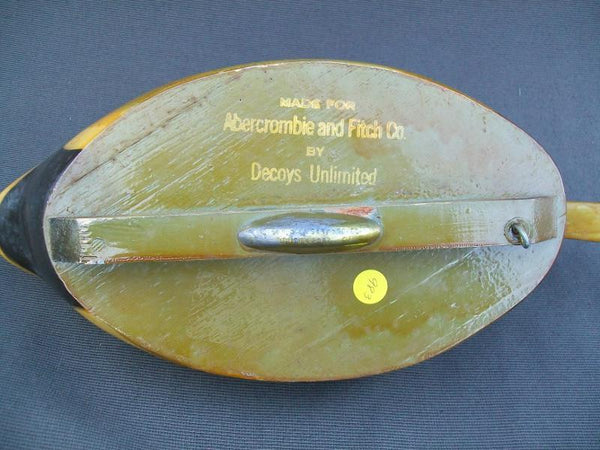 Pair of Working Mallards Made for Abercrombie and Fitch Co by Decoys Unlimited